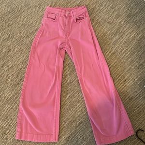 Pink jeans